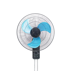 Yaz İçin Güçlü Rüzgar ile 18 İnç Siyah Renkli Elektrikli Duvara Monte Fan
